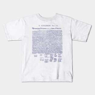 1776 American Declaration of Independence Kids T-Shirt